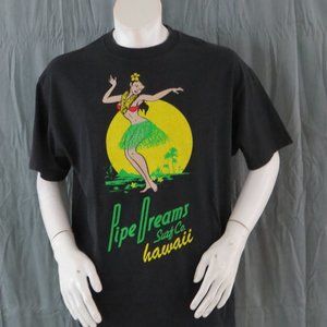 Pipe Dreams Surf Company Shirt - By Alpine Indy - Hula Girl - Men's Extra Large